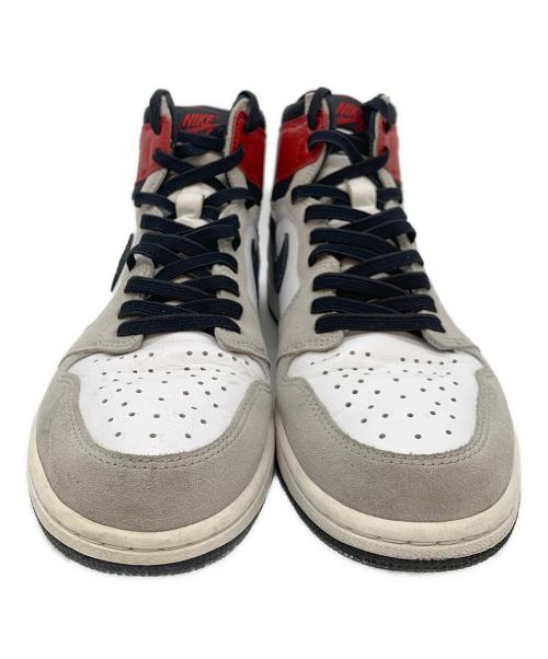 NIKE（ナイキ）NIKE (ナイキ) AIR JORDAN 1 RETRO HIGH OG / エア ジョーダン 1 レトロ ハイ OG ホワイト×グレー サイズ:US：10の古着・服飾アイテム