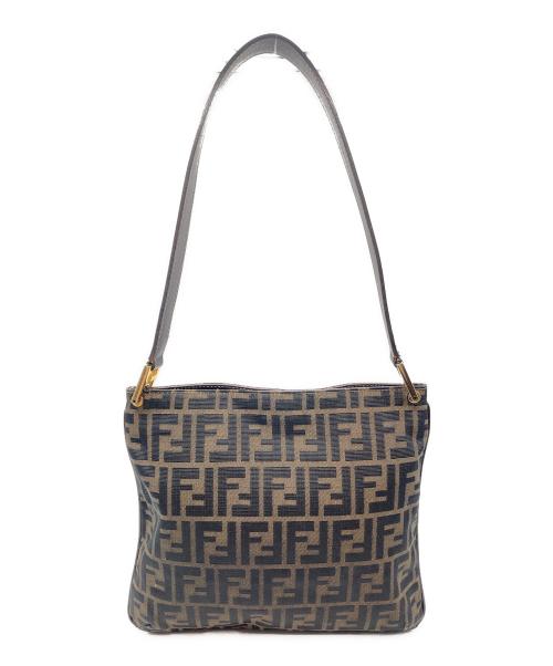 FENDI（フェンディ）FENDI (フェンディ) ショルダーバッグ ブラウンの古着・服飾アイテム