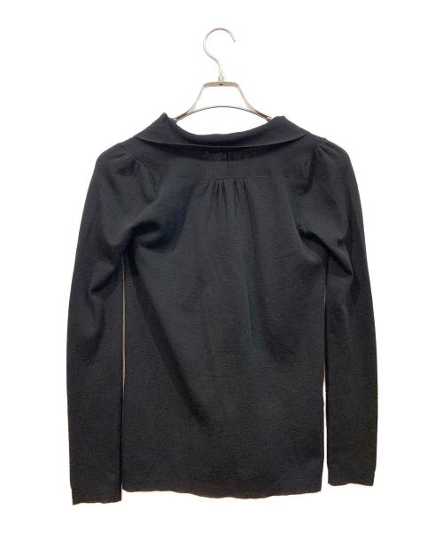 PRADA（プラダ）PRADA (プラダ) 薄手ニット ブラック サイズ:36の古着・服飾アイテム
