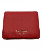 Kate Spadeケイトスペード）の古着「3つ折り財布」｜レッド