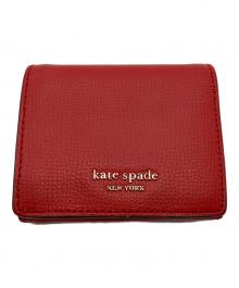 Kate Spade（ケイトスペード）の古着「3つ折り財布」｜レッド