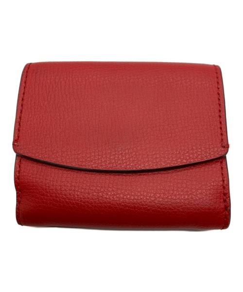 Kate Spade（ケイトスペード）Kate Spade (ケイトスペード) 3つ折り財布 レッドの古着・服飾アイテム