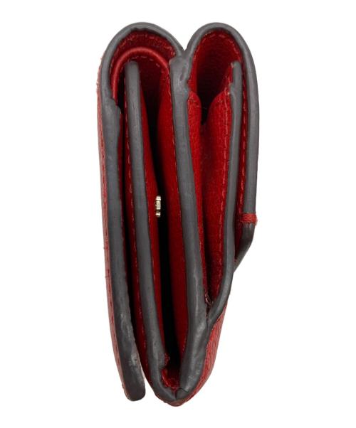 Kate Spade（ケイトスペード）Kate Spade (ケイトスペード) 3つ折り財布 レッドの古着・服飾アイテム