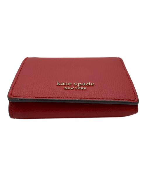 Kate Spade（ケイトスペード）Kate Spade (ケイトスペード) 3つ折り財布 レッドの古着・服飾アイテム