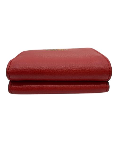 Kate Spade（ケイトスペード）Kate Spade (ケイトスペード) 3つ折り財布 レッドの古着・服飾アイテム
