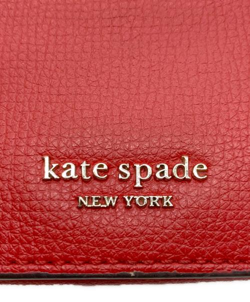 Kate Spade（ケイトスペード）Kate Spade (ケイトスペード) 3つ折り財布 レッドの古着・服飾アイテム
