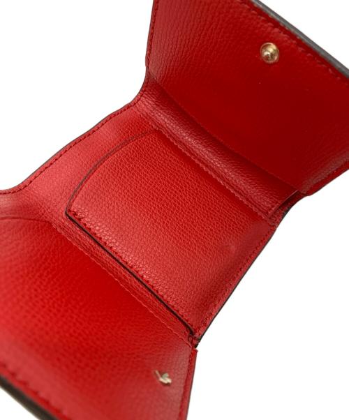 Kate Spade（ケイトスペード）Kate Spade (ケイトスペード) 3つ折り財布 レッドの古着・服飾アイテム