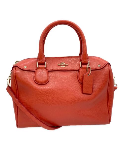 COACH（コーチ）COACH (コーチ) 2WAYバッグ レッドの古着・服飾アイテム