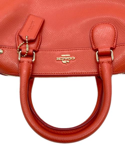 COACH（コーチ）COACH (コーチ) 2WAYバッグ レッドの古着・服飾アイテム