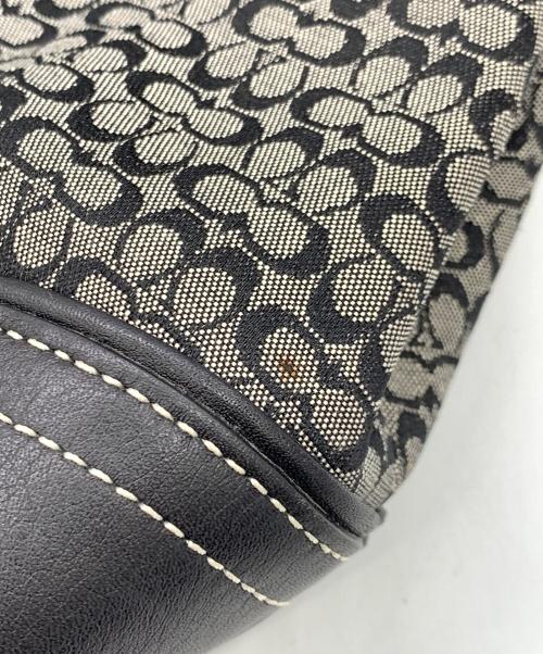 COACH（コーチ）COACH (コーチ) ソーホーミニシグネチャーフラップサッチェル ブラックの古着・服飾アイテム