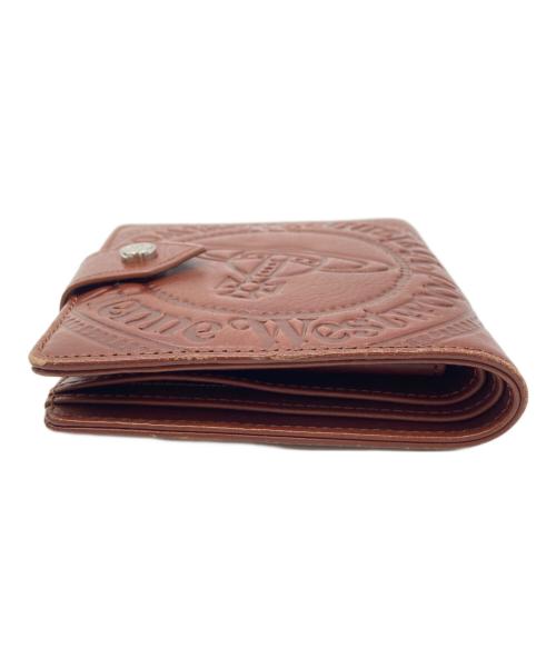 Vivienne Westwood（ヴィヴィアンウエストウッド）Vivienne Westwood (ヴィヴィアンウエストウッド) 2つ折り財布 ブラウンの古着・服飾アイテム