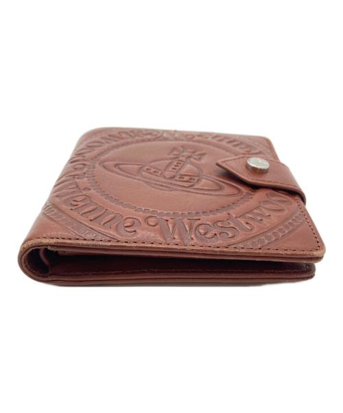 Vivienne Westwood（ヴィヴィアンウエストウッド）Vivienne Westwood (ヴィヴィアンウエストウッド) 2つ折り財布 ブラウンの古着・服飾アイテム