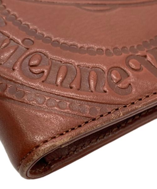 Vivienne Westwood（ヴィヴィアンウエストウッド）Vivienne Westwood (ヴィヴィアンウエストウッド) 2つ折り財布 ブラウンの古着・服飾アイテム