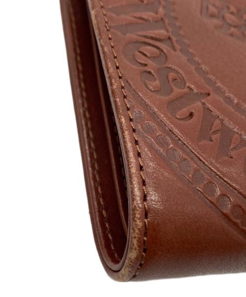 Vivienne Westwood（ヴィヴィアンウエストウッド）Vivienne Westwood (ヴィヴィアンウエストウッド) 2つ折り財布 ブラウンの古着・服飾アイテム