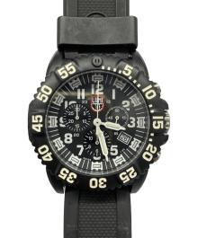 LUMINOX（ルミノックス）の古着「NAVY SEAL COLORMARK CHRONOGRAPH 3080 / 腕時計」｜ブラック