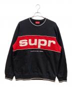 SUPREMEシュプリーム）の古着「スウェット」｜ブラック×レッド