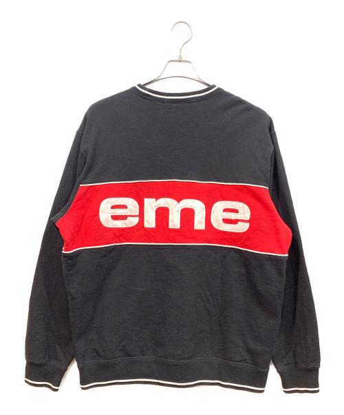 SUPREME（シュプリーム）Supreme (シュプリーム) スウェット ブラック×レッド サイズ:Lの古着・服飾アイテム