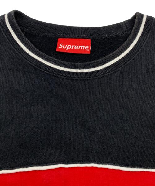 SUPREME（シュプリーム）Supreme (シュプリーム) スウェット ブラック×レッド サイズ:Lの古着・服飾アイテム