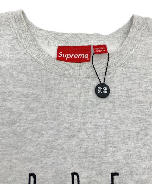 SUPREME（シュプリーム）SUPREME (シュプリーム) スウェット グレー サイズ:Lの古着・服飾アイテム