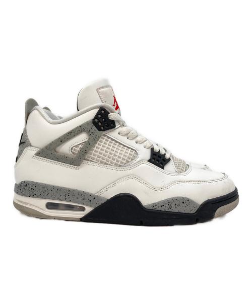 NIKE（ナイキ）NIKE (ナイキ) Air Jordan 4 Retro White Cement / エアジョーダン4 レトロ ホワイト セメント ホワイト×グレー サイズ:US：10の古着・服飾アイテム