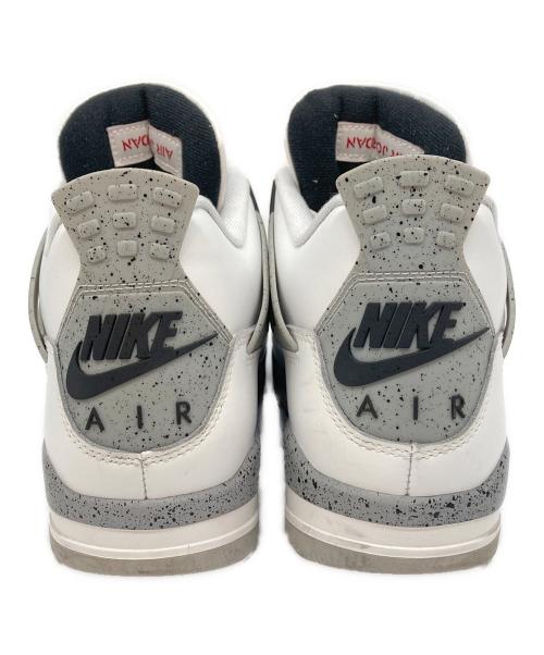 NIKE（ナイキ）NIKE (ナイキ) Air Jordan 4 Retro White Cement / エアジョーダン4 レトロ ホワイト セメント ホワイト×グレー サイズ:US：10の古着・服飾アイテム