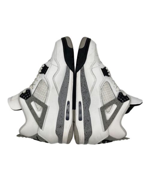NIKE（ナイキ）NIKE (ナイキ) Air Jordan 4 Retro White Cement / エアジョーダン4 レトロ ホワイト セメント ホワイト×グレー サイズ:US：10の古着・服飾アイテム