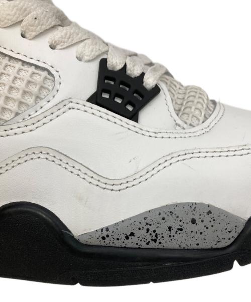 NIKE（ナイキ）NIKE (ナイキ) Air Jordan 4 Retro White Cement / エアジョーダン4 レトロ ホワイト セメント ホワイト×グレー サイズ:US：10の古着・服飾アイテム