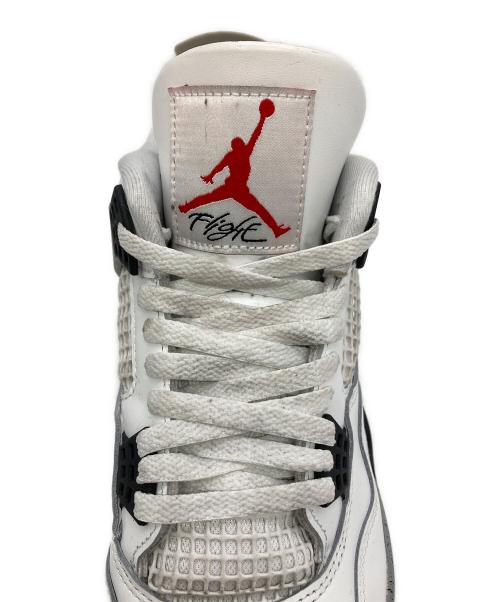 NIKE（ナイキ）NIKE (ナイキ) Air Jordan 4 Retro White Cement / エアジョーダン4 レトロ ホワイト セメント ホワイト×グレー サイズ:US：10の古着・服飾アイテム