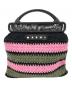MARNI（マルニ）の古着「クロシェ ニットハンドバッグ」｜ピンク×グリーン