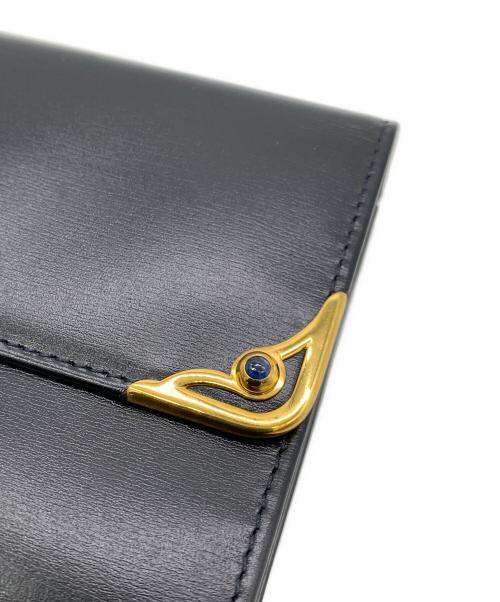 Cartier（カルティエ）Cartier (カルティエ) 2つ折り長財布 ブラックの古着・服飾アイテム