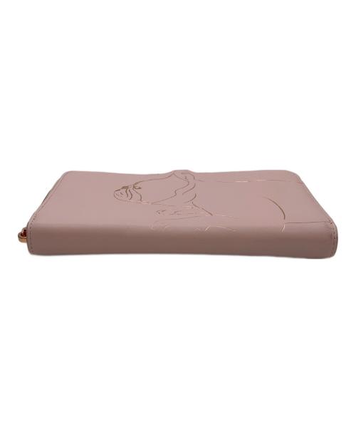 ted baker（テッドベーカー）ted baker (テッドベーカー) ラウンドファスナー財布 ピンクの古着・服飾アイテム