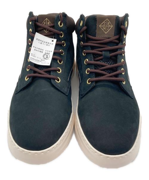 stefano rossi（ステファノロッシ）stefano rossi (ステファノロッシ) ZENAS MID BLACK / ハイカットスニーカー ブラック×ブラウン サイズ:EUR：41の古着・服飾アイテム