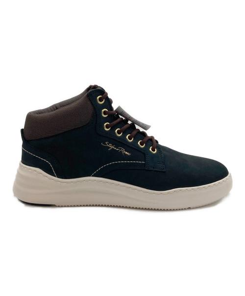 stefano rossi（ステファノロッシ）stefano rossi (ステファノロッシ) ZENAS MID BLACK / ハイカットスニーカー ブラック×ブラウン サイズ:EUR：41の古着・服飾アイテム