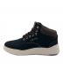 中古・古着 stefano rossi (ステファノロッシ) ZENAS MID BLACK / ハイカットスニーカー ブラック×ブラウン サイズ:EUR：41：7000円