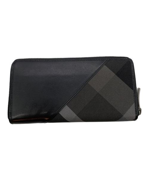 BLACK LABEL CRESTBRIDGE（ブラックレーベル クレストブリッジ）BLACK LABEL CRESTBRIDGE (ブラックレーベル クレストブリッジ) 長財布 ブラックの古着・服飾アイテム
