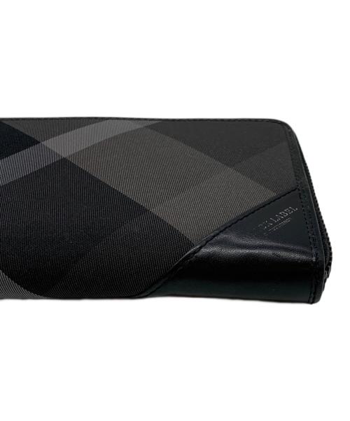 BLACK LABEL CRESTBRIDGE（ブラックレーベル クレストブリッジ）BLACK LABEL CRESTBRIDGE (ブラックレーベル クレストブリッジ) 長財布 ブラックの古着・服飾アイテム