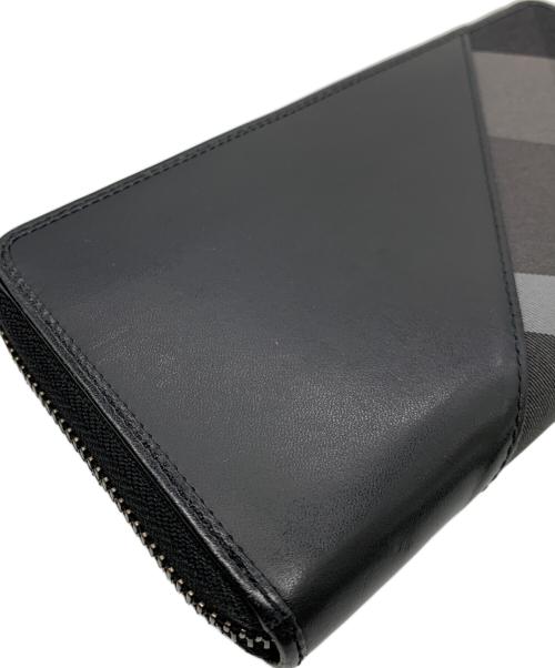 BLACK LABEL CRESTBRIDGE（ブラックレーベル クレストブリッジ）BLACK LABEL CRESTBRIDGE (ブラックレーベル クレストブリッジ) 長財布 ブラックの古着・服飾アイテム