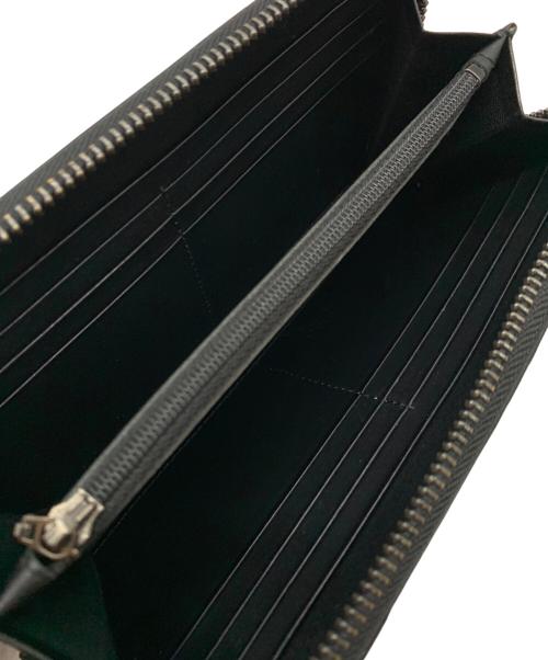 BLACK LABEL CRESTBRIDGE（ブラックレーベル クレストブリッジ）BLACK LABEL CRESTBRIDGE (ブラックレーベル クレストブリッジ) 長財布 ブラックの古着・服飾アイテム