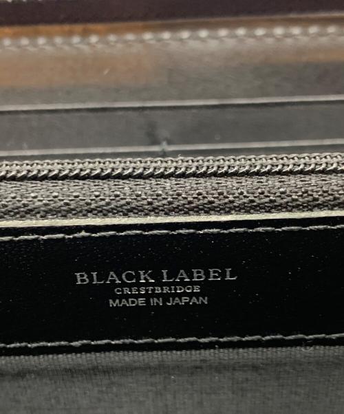 BLACK LABEL CRESTBRIDGE（ブラックレーベル クレストブリッジ）BLACK LABEL CRESTBRIDGE (ブラックレーベル クレストブリッジ) 長財布 ブラックの古着・服飾アイテム