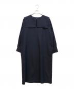 SHIPS anyシップスエニィ）の古着「長袖ワンピース」｜ネイビー