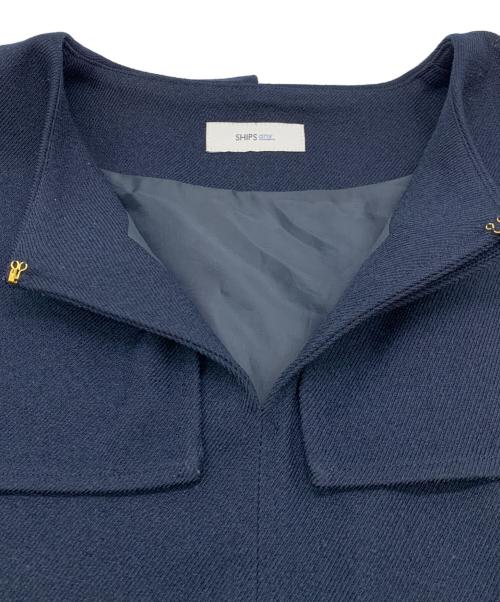 SHIPS any（シップスエニィ）SHIPS any (シップスエニィ) 長袖ワンピース ネイビー サイズ:Freeの古着・服飾アイテム