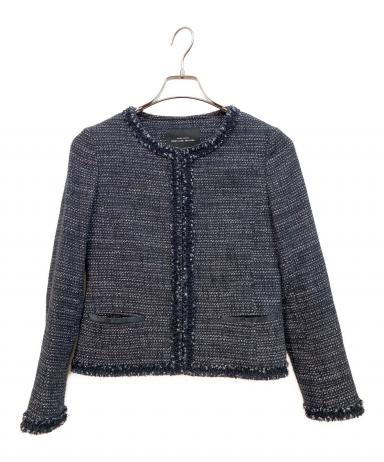 未使用品@ユナイテッドアローズ##ノーカラージャケット 中古・古着通販】UNITED ARROWS (ユナイテッドアローズ) ノーカラー
