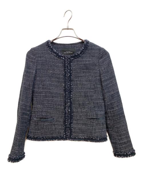 UNITED ARROWS（ユナイテッドアローズ）UNITED ARROWS (ユナイテッドアローズ) ノーカラージャケット ブラック サイズ:34の古着・服飾アイテム
