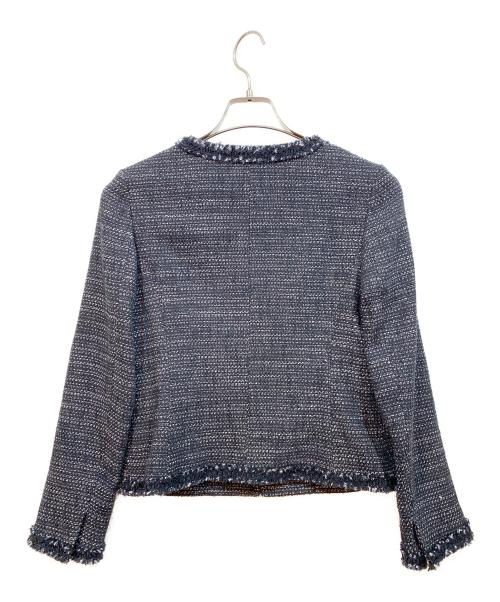UNITED ARROWS（ユナイテッドアローズ）UNITED ARROWS (ユナイテッドアローズ) ノーカラージャケット ブラック サイズ:34の古着・服飾アイテム