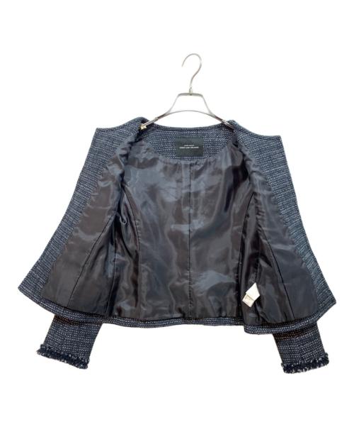UNITED ARROWS（ユナイテッドアローズ）UNITED ARROWS (ユナイテッドアローズ) ノーカラージャケット ブラック サイズ:34の古着・服飾アイテム