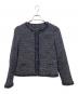 UNITED ARROWS（ユナイテッドアローズ）の古着「ノーカラージャケット」｜ブラック