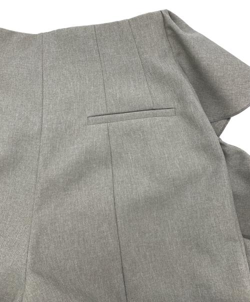 CELFORD（セルフォード）CELFORD (セルフォード) ラッフルディテールワイドパンツ グレー サイズ:36の古着・服飾アイテム