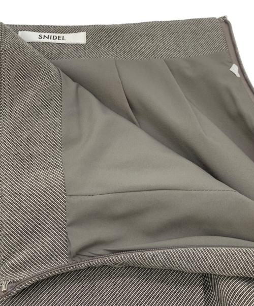 Snidel（スナイデル）Snidel (スナイデル) ラップタックスカート グレー サイズ:SIZE0の古着・服飾アイテム