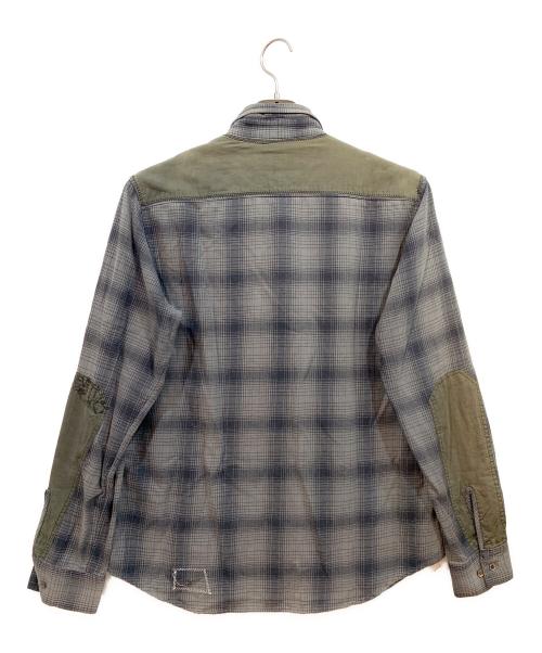 AFFA（エーエフエフエー）AFFA (エーエフエフエー) 長袖シャツ ブラック サイズ:Lの古着・服飾アイテム
