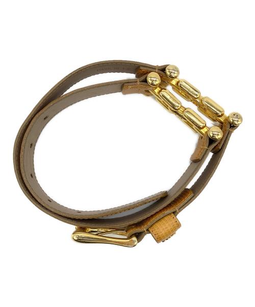 LOEWE（ロエベ）LOEWE (ロエベ) レザーベルト ブラウンの古着・服飾アイテム